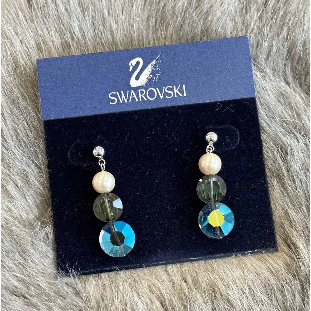 Swarovski Crystal Dangle Earrings